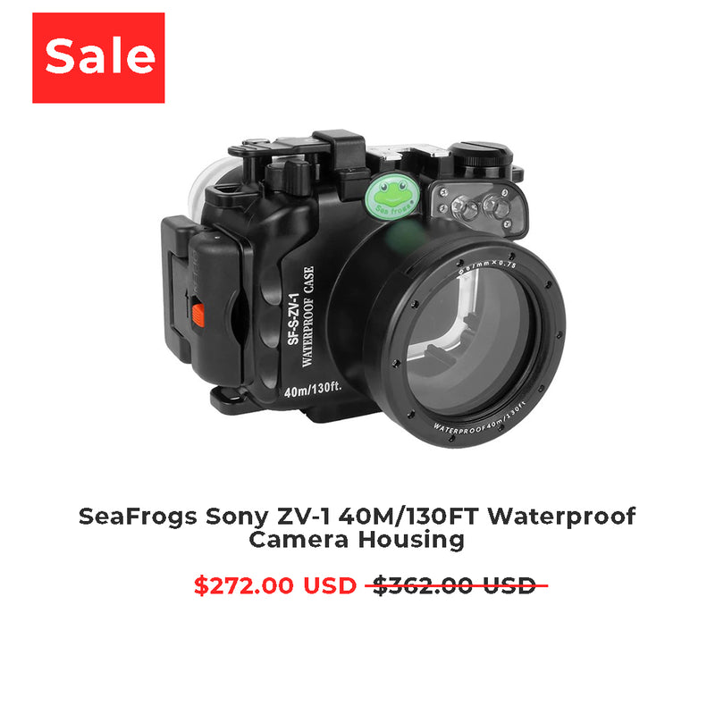 90.00 US$ OFF on housing for SONY ZV-1 camera