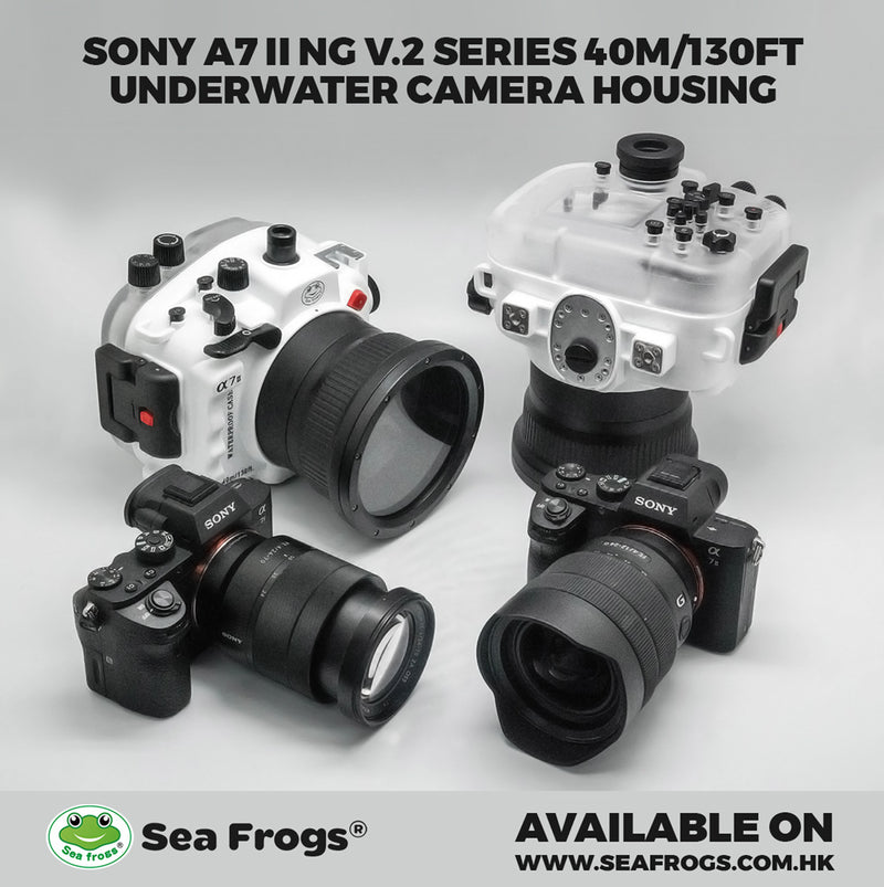 SONY A7 II NG V.2 Series 40M/130FT underwater camera housing BACK IN STOCK!