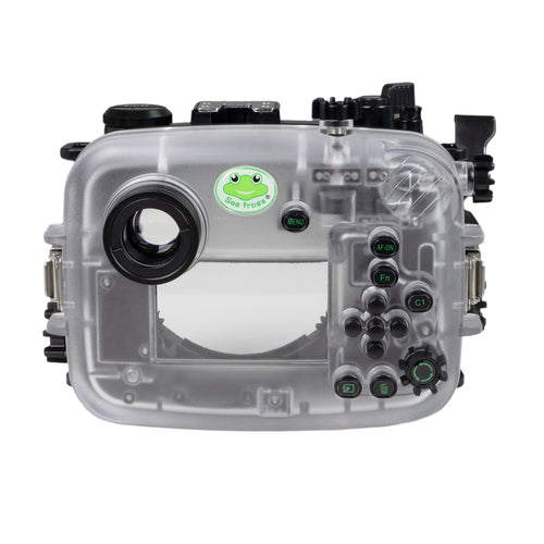 Sony A6700 Sea Frogs 40M/130FT Waterproof housing with acrylic 6" Dome Port V.1 for E10-18mm lens (zoom gear included)