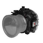 Sony A7 IV Salted Line series 40m/130ft waterproof camera housing with 8" Dome port V.8. Black