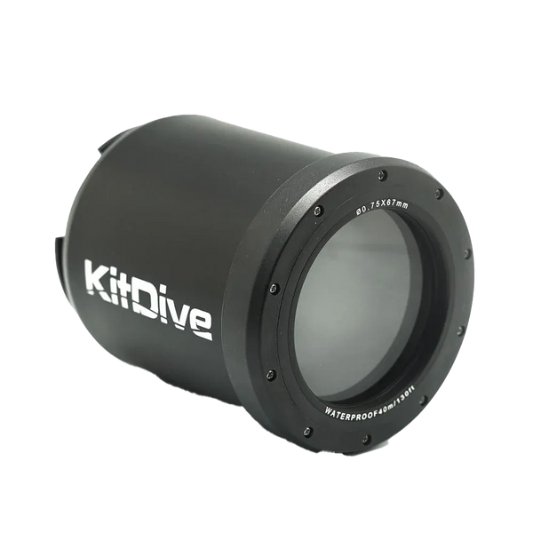 KitDive 67mm Glass Flat Ports for Sony A6xxx Salted Line Housing