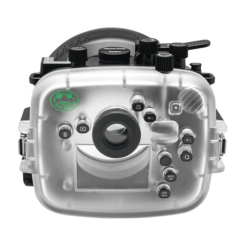 Fujifilm X-T30/X-T30 II 40m/130ft SeaFrogs Underwater Camera Housing with 6" dome port V.1 & Pistol Grip
