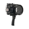 SeaFrogs 60M/195FT Waterproof housing for Sony A6xxx series Salted Line with pistol grip (Black) / GEN 3