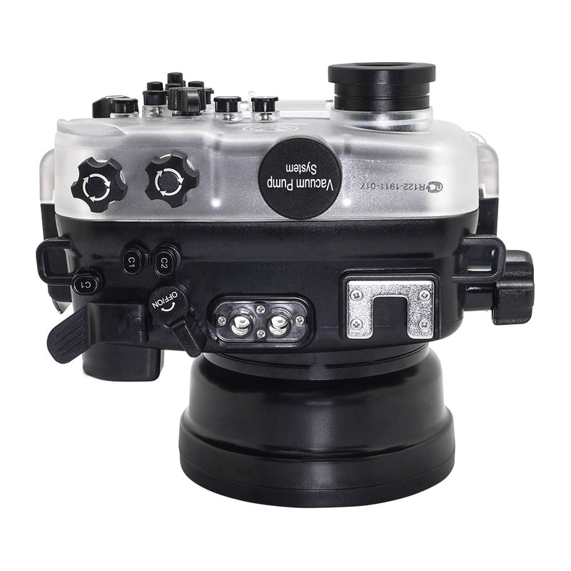 SeaFrogs 60M/195FT Waterproof housing for Sony A6xxx series Salted Line- A6XXX SALTED LINE