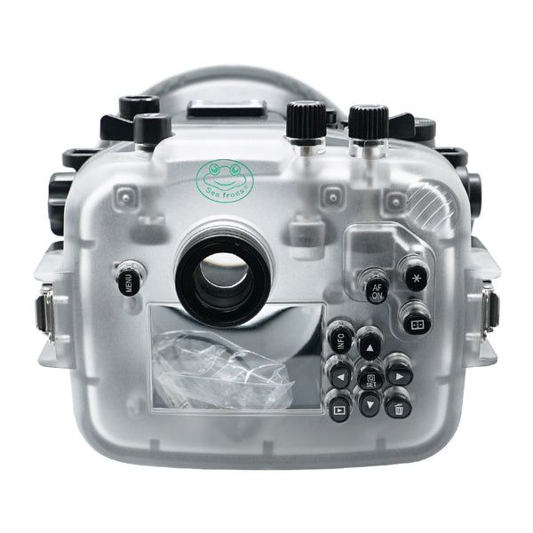 SeaFrogs 40m/130ft Underwater camera housing for Canon EOS