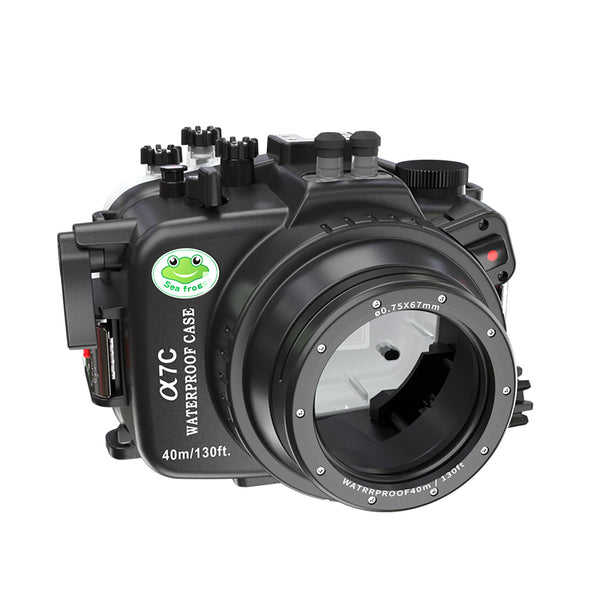 Sony A7C 40M/130FT Waterproof housing (with Standard port ) FE28-60mm Zoom  gear included.