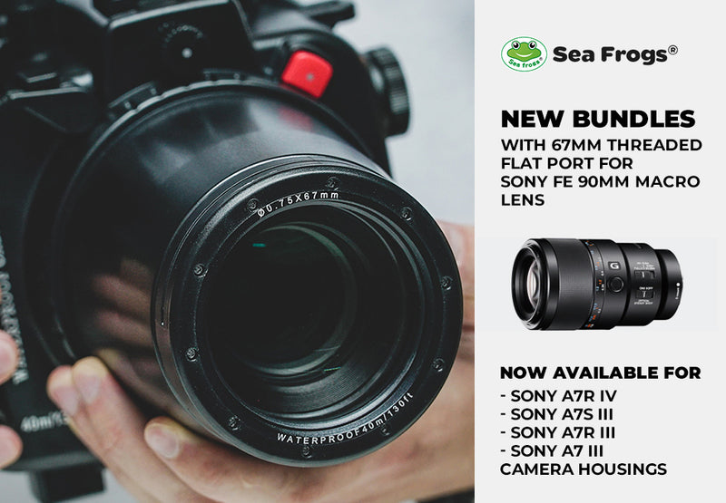 New underwater camera housing bundle for Sony A7R IV / A7S III / A7R III / A7 III cameras