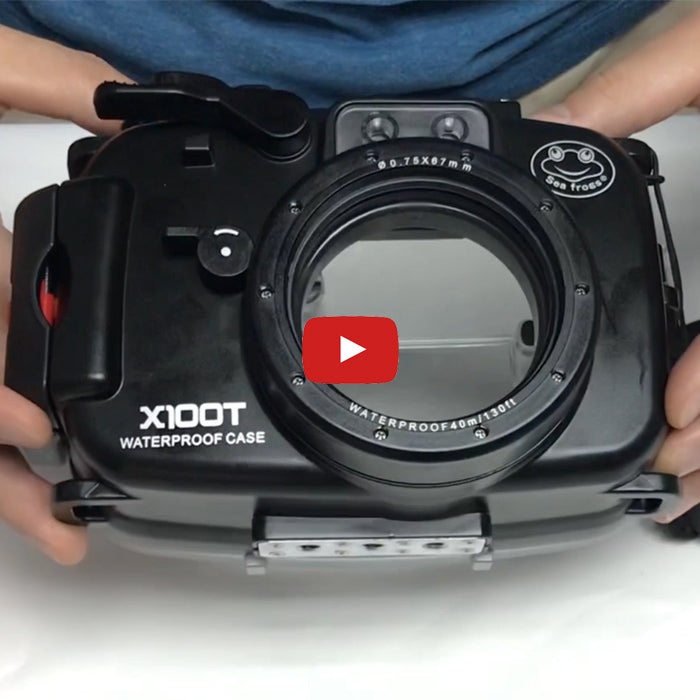 How to maintain the port of Sea Frogs housing for Fujifilm X100T / X100S / X100F cameras