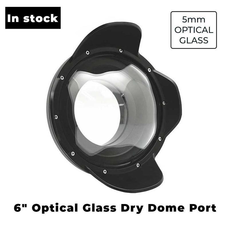 Get Ready to Capture Stunning Underwater Moments: The 6-Inch Optical Glass Dry-Dome Port is Back in Stock!