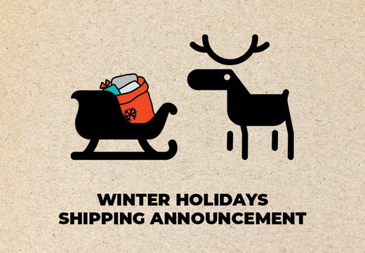 Winter Holidays Shipping Announcement 2021