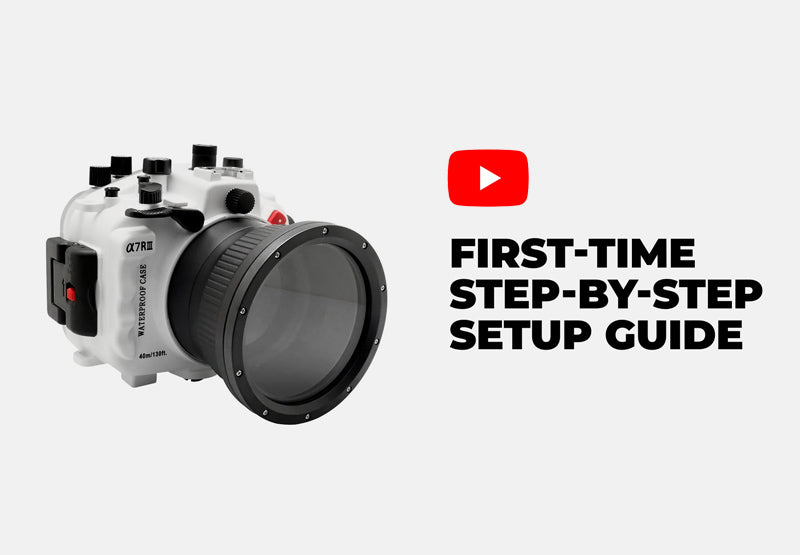 MUST WATCH! First-time step by step setup guide. Sea Frogs Waterproof Camera Housings