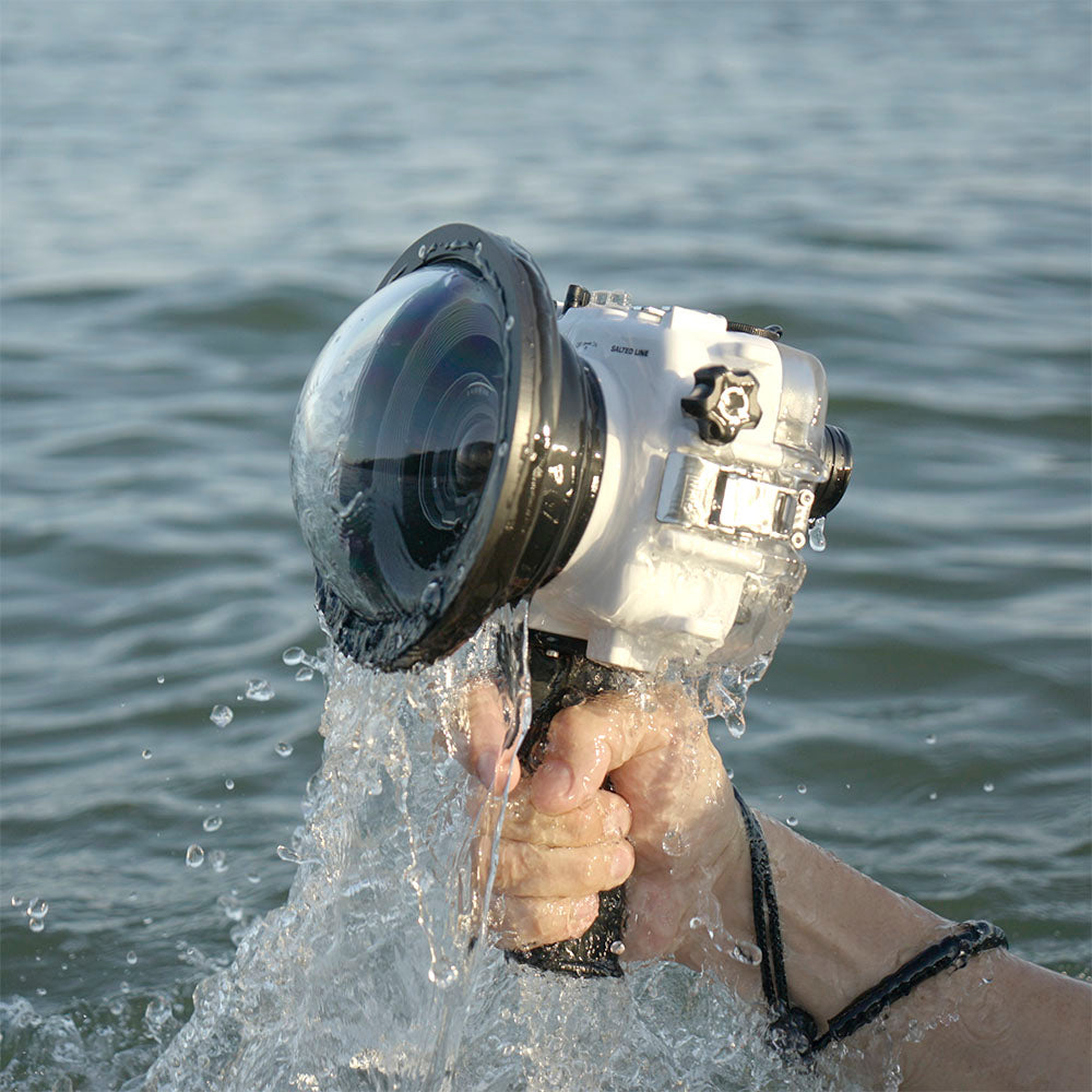 Waterproof housing for Sony A6xxx series Salted Line in details