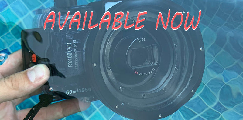 SeaFrogs Underwater camera housing for Sony RX100 VI is available for purchase now!