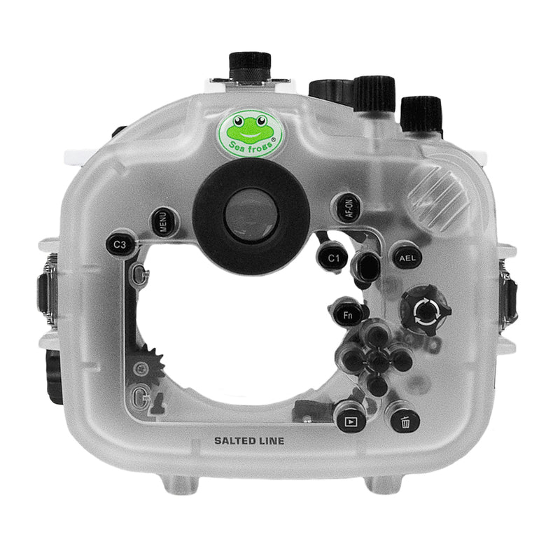 Sony A7 IV Salted Line series 40M/130FT Waterproof camera housing with Standard port. White