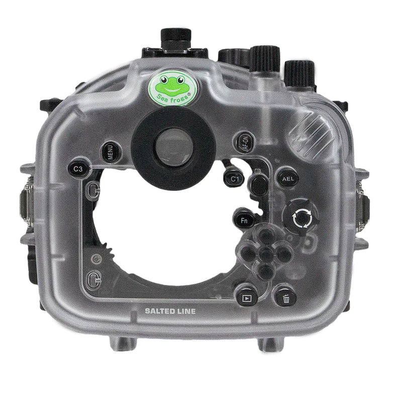Sony A7 IV Salted Line series 40m/130ft  waterproof camera housing with 6" Optical Glass Dome port V.1. Black