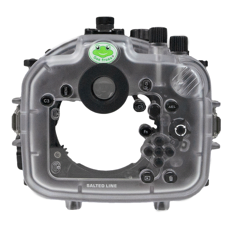 Sony A7S III Salted Line series 40M/130FT Waterproof camera housing with Standard port.Black