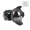 Sony FX3 40M/130FT Underwater camera housing  with 6" Optical Glass Dome port V.7 for Sony FE PZ 16-35mm f/4 G lens.