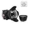 SeaFrogs Salted Line 60m/195ft Waterproof housing for  Sony A6xxx series cameras with 6" Glass dome port (Black) / GEN 3