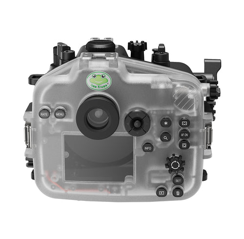 Sea Frogs 40m/130ft Underwater camera housing for Canon EOS R6 Mark II with 6" Short Flat Port (RF 14-35mm f/4L)