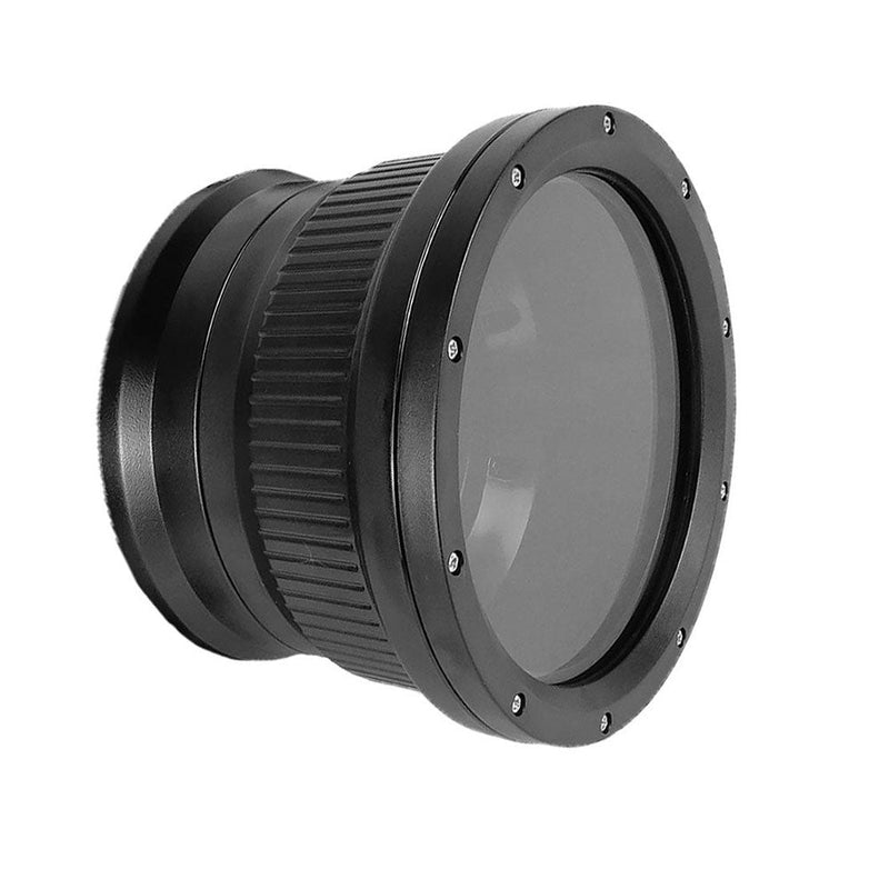 4" Optical Glass Flat Port Sony 18-105mm lens for Sea Frogs FX30 / ZV-E10 camera housing