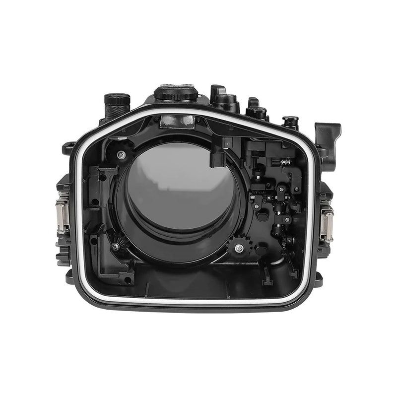 Sony A7 IV NG 40M/130FT Underwater camera housing with 6" Glass Flat long port for Sigma 24-70 F2.8 DG