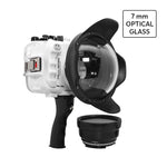SeaFrogs UW housing for Sony A6xxx series Salted Line with pistol grip & 6" Optical Glass Dry dome port (White) / GEN 3 - A6XXX SALTED LINE