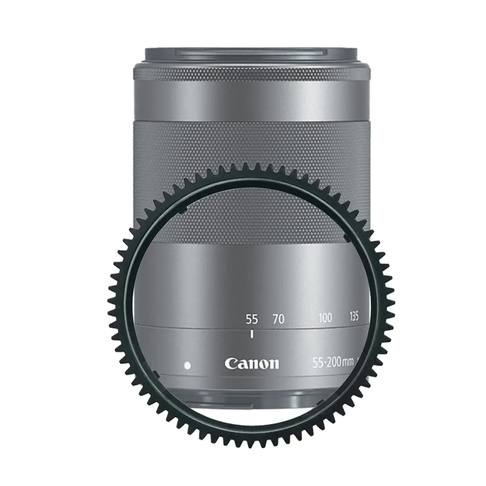 レンズ(ズーム) Canon EF-M 18-150mm F3.5-6.3 IS STM Canon EF-M 55-200mm F4.5-6.3 IS STM Zoom Gear for Canon EF-M
