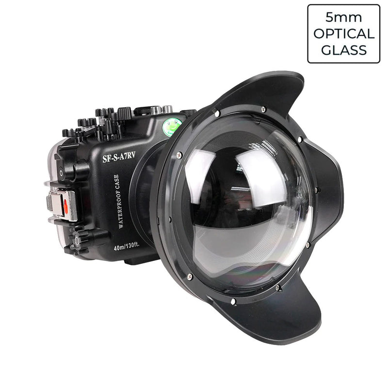 Sony A7R V 40M/130FT Underwater camera housing with 6" Glass Dome port V.1.