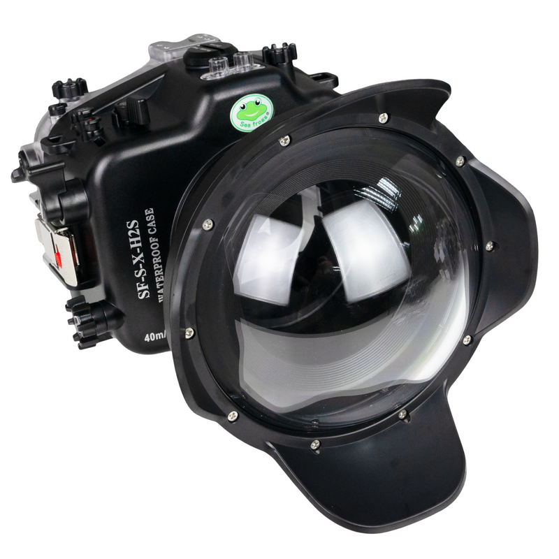 Fujifilm X-H2/X-H2S 40M/130FT Underwater camera housing with 6" Dome Port for XF 16mm