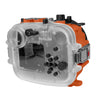 60M/195FT Waterproof housing for Sony RX1xx series Salted Line (Orange)