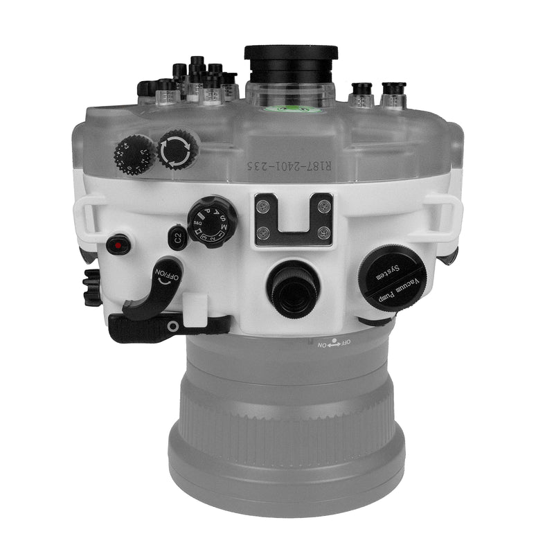 Sony A7S III Salted Line series 40M/130FT Underwater Waterproof camera housing body only. White