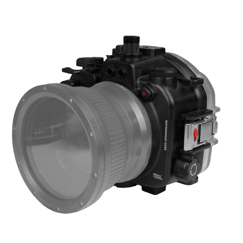 Sony A7 IV Salted Line series 40M/130FT Underwater Waterproof camera housing body only. Black