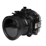 Sony A7S III Salted Line series 40M/130FT Waterproof camera housing with Aluminium Pistol Grip trigger (Standard port). Black