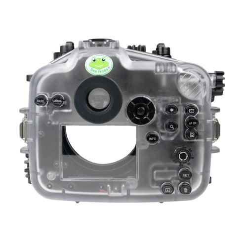 Sea Frogs 40m/130ft Underwater camera housing for Canon EOS R6 Mark II with 6" Short Flat Port (RF 14-35mm f/4L)