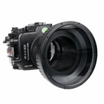 Fujifilm X-H2/X-H2S 40M/130FT Underwater camera housing with glass 6" Flat Port. XF 16-80mm