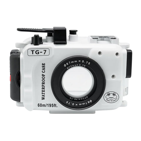 Olympus TG-7 Sea Frogs Underwater Camera Housing White – seafrogs