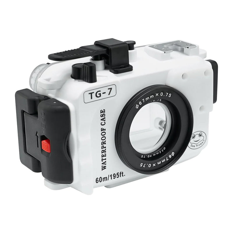 Olympus TG-7 Sea Frogs Underwater Camera Housing White – seafrogs