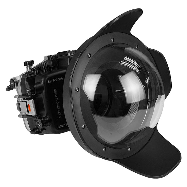 seafrogs for Fujifilm XS20 housing with 8" dome port XF1855mm lens.