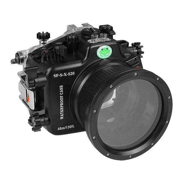 seafrogs for Fujifilm XS20 housing with 4" flat port XF1855mm lens.