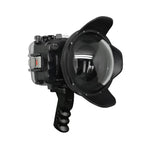 SeaFrogs UW housing for Sony A6xxx series Salted Line with Aluminium Pistol Grip & 6" Dry dome port (Black) / GEN 3