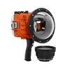 SeaFrogs UW housing for Sony A6xxx series Salted Line with pistol grip & 6" Dry dome port (Orange) - Surfing photography edition / GEN 3