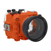 SeaFrogs 60M/195FT Waterproof housing for Sony A6xxx series Salted Line (Orange) / GEN 3