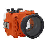 SeaFrogs 60M/195FT Waterproof housing for Sony A6xxx series Salted Line (Orange) / GEN 3