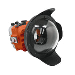 Sea Frogs UW housing for Sony A6xxx series Salted Line with 8" Dry dome port (Orange) / GEN 3