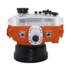 SeaFrogs 60M/195FT Waterproof housing for Sony A6xxx series Salted Line with 4" Dry Dome Port (Orange) / GEN 3