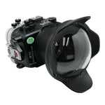 Sony A7C 40M/130FT Waterproof housing with 6" Dome port V.10 (FE16-35mm F2.8 GM II Zoom gear included)