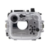 60M/195FT Waterproof housing for Sony RX1xx series Salted Line with Pistol grip & 6" Optical Glass Dry Dome Port (Black)