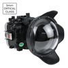 SeaFrogs Salted Line Series Sony A7III / A7RIII 40M/130FT Waterproof camera housing with 6" Glass Dome port V.10 (one zoom gear included). Black