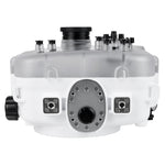 Sea Frogs Salted Line Series Sony A7III / A7RIII 40M/130FT Waterproof camera housing with 8" Dome port V.9 (one zoom gear included). White