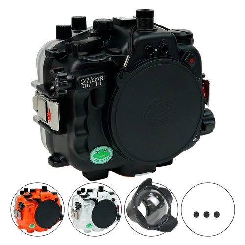 [a7iii-a7riii] Sea Frogs Salted Line Underwater Camera Housing for Sony A7III/A7RIII